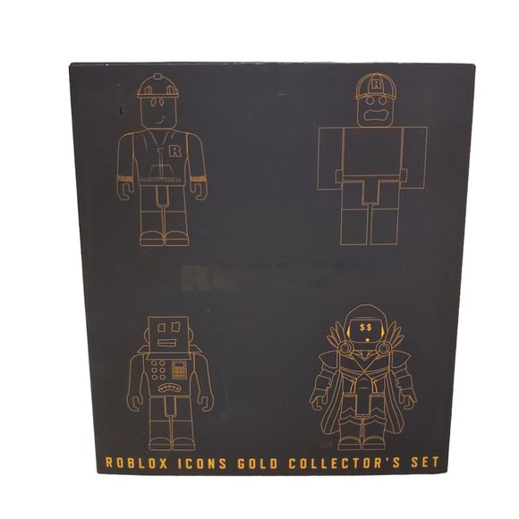 Roblox Icons Gold Collectors Set 15th Anniversary Gold Collectors Set Figures - Picture 3 of 16